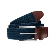 Puma Braided Weave Deep Navy Belt Men L/XL - Image 3 of 3