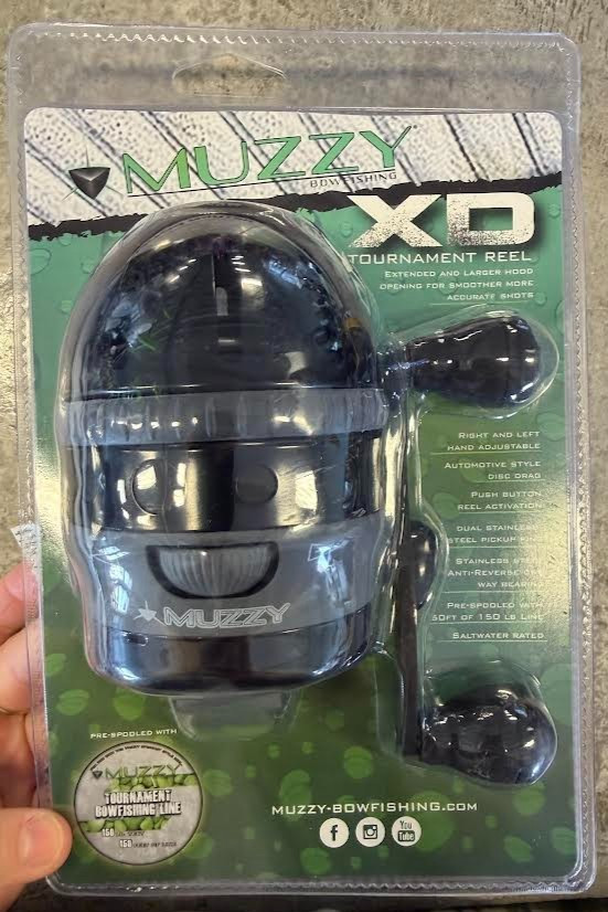 Muzzy Bowfishing XD Tournament Reel RH or LH Adjustable