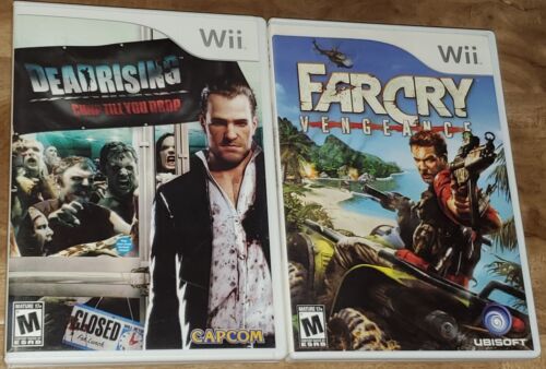 Wii game Lot MATURE_Dead Rising: Chop Till You Drop & FAR CRY Vengeance Bundle - Picture 2 of 4