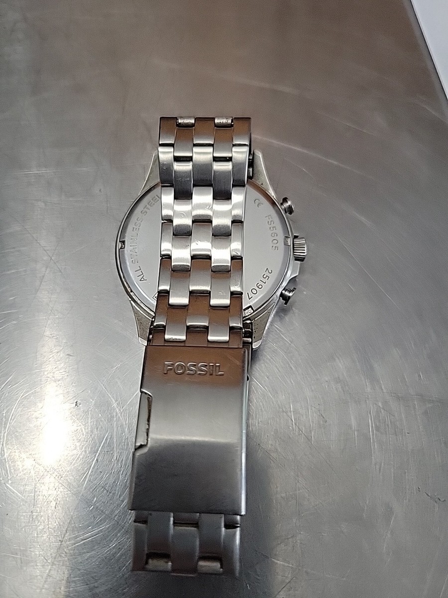 Fossil Men's Forrester Chronograph Stainless Steel Watch FS5605