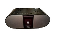 Sony ZS-S4iP Boombox, CD-RW Playback Radio iPod Dock ZS-S41P Tested Works 