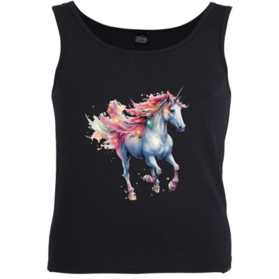 Tank Top Einhorn Fabelwesen Pferd Märchen Unicorn Kuscheltier Traumland 402443s