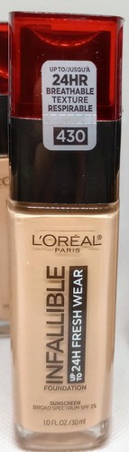 L'Oreal Infallible Up-To 24H Fresh Wear Foundation SPF25 - Pick Your Shade!!!! - Picture 15 of 20