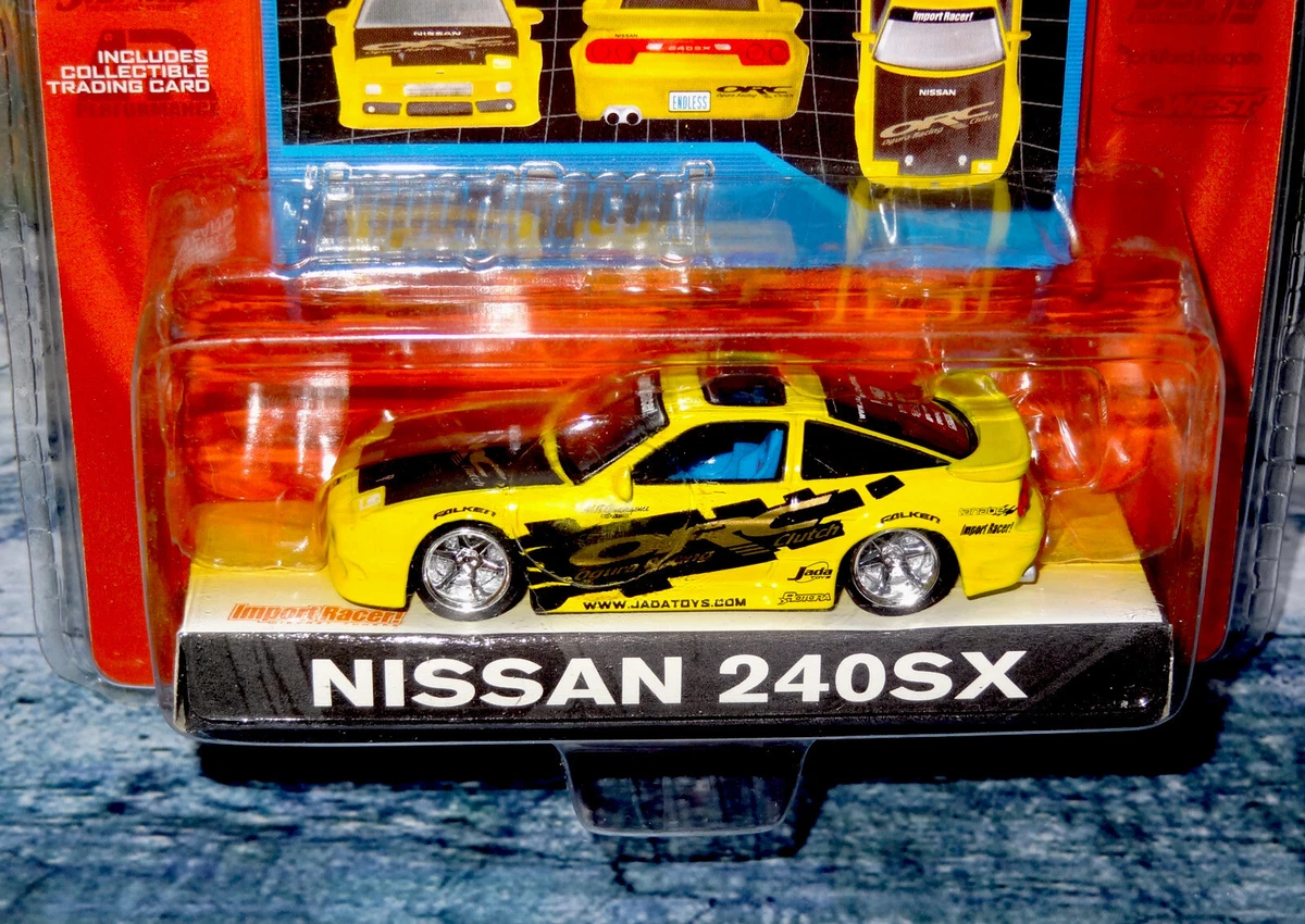 JADA TOYS IMPORT RACER WAVE 7 NISSAN 240SX YELLOW 062 1/64 HTF