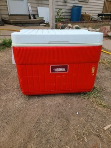 plastic ice chest