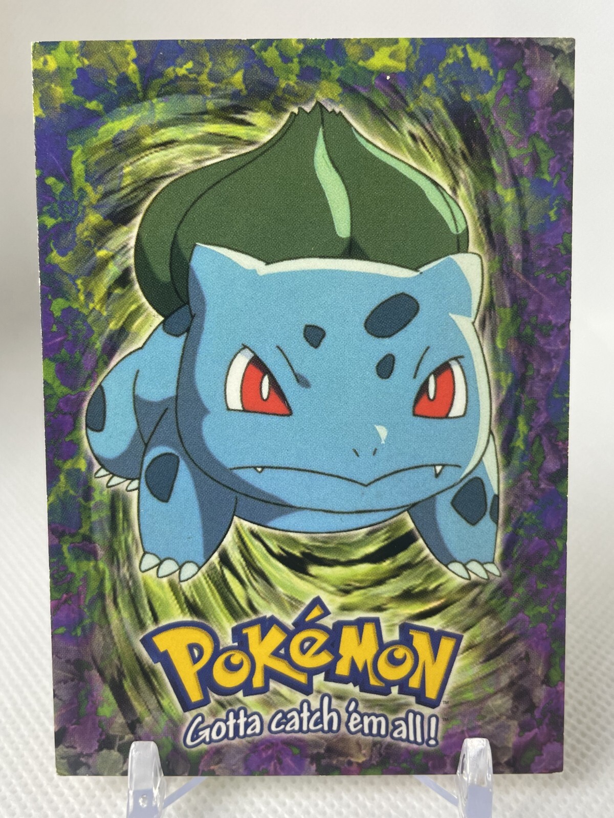 Bulbasaur E1 of 12 #01 Topps Pokemon TV Animation Series Non-Holo - LP
