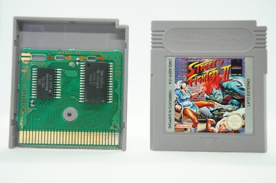 Street Fighter II 2 Nintendo Game Boy Gameboy Spiel PAK ITA 1993 GB Tested Real