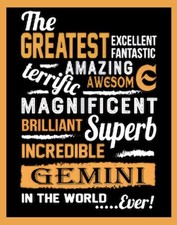 The Greatest Excellent Fantastic Amazing Gemini Awesome Zodiac Sign-MAGNET