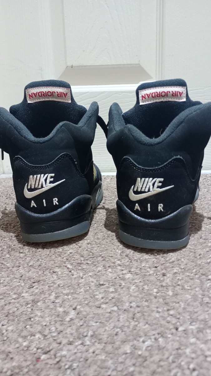 jordan 5 black metallic ebay