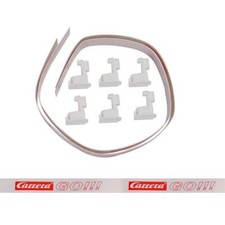 Carrera GO!!! / GO!!! Plus / Digital 143 Leitplankenset weiß Neue Ausführung