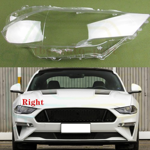 Right side Headlight Lens Cover+Sealant Glue For Ford Mustang 20182021