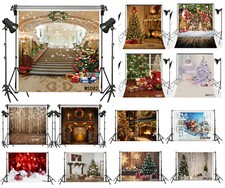 Christmas Decoration Vinyl Studio Backdrop Photo Background Photography Props