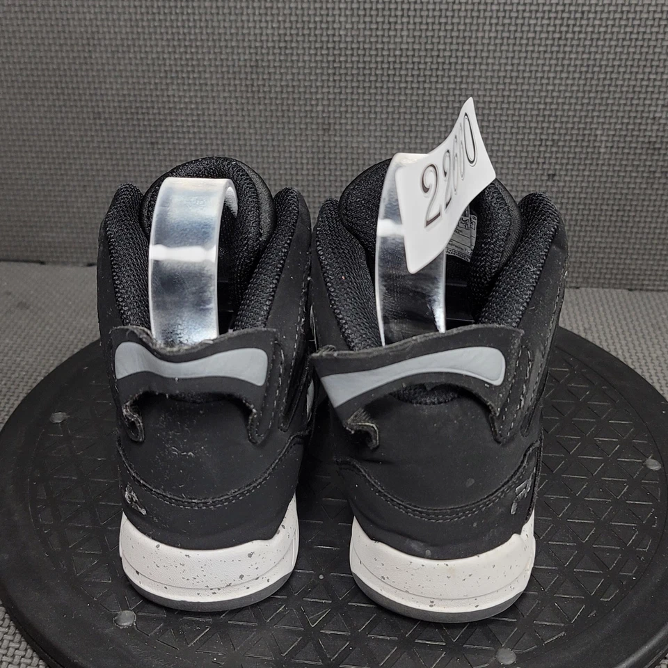 Fila Dereverse Shoes Toddler Sz 13 Black White Sneakers Trainers - Image 4 of 4