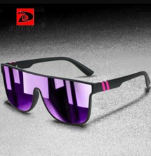 DUBERY Sport Polarized Oversize Sunglasses Men Women Driving Riding Glasses Hot