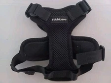 rabbitgoo Escape Proof Dog Harness Reflective Adjustable Vest Black -XS
