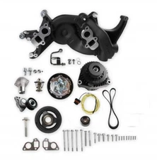 NEW HOLLEY MID-MOUNT RACE ACCESSORY SYSTEM,BLACK,COMPATIBLE WITH GM LS ENGINES