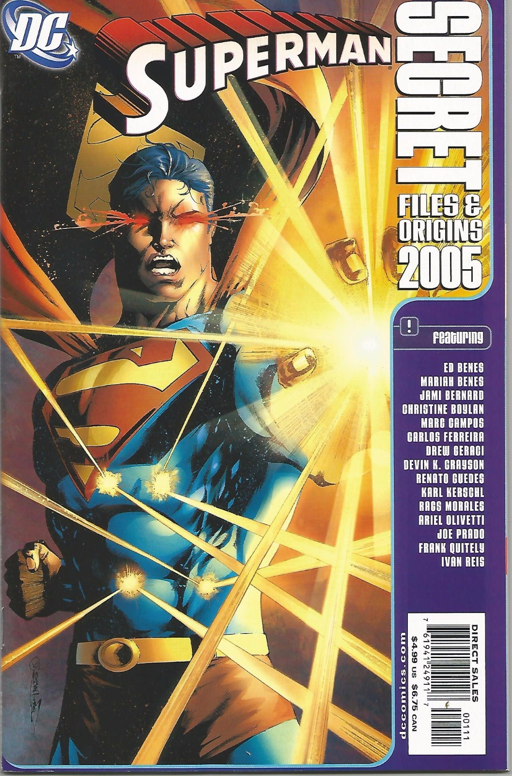 SUPERMAN SECRET FILES & 0RIGINS 2005 - Back issue (S)