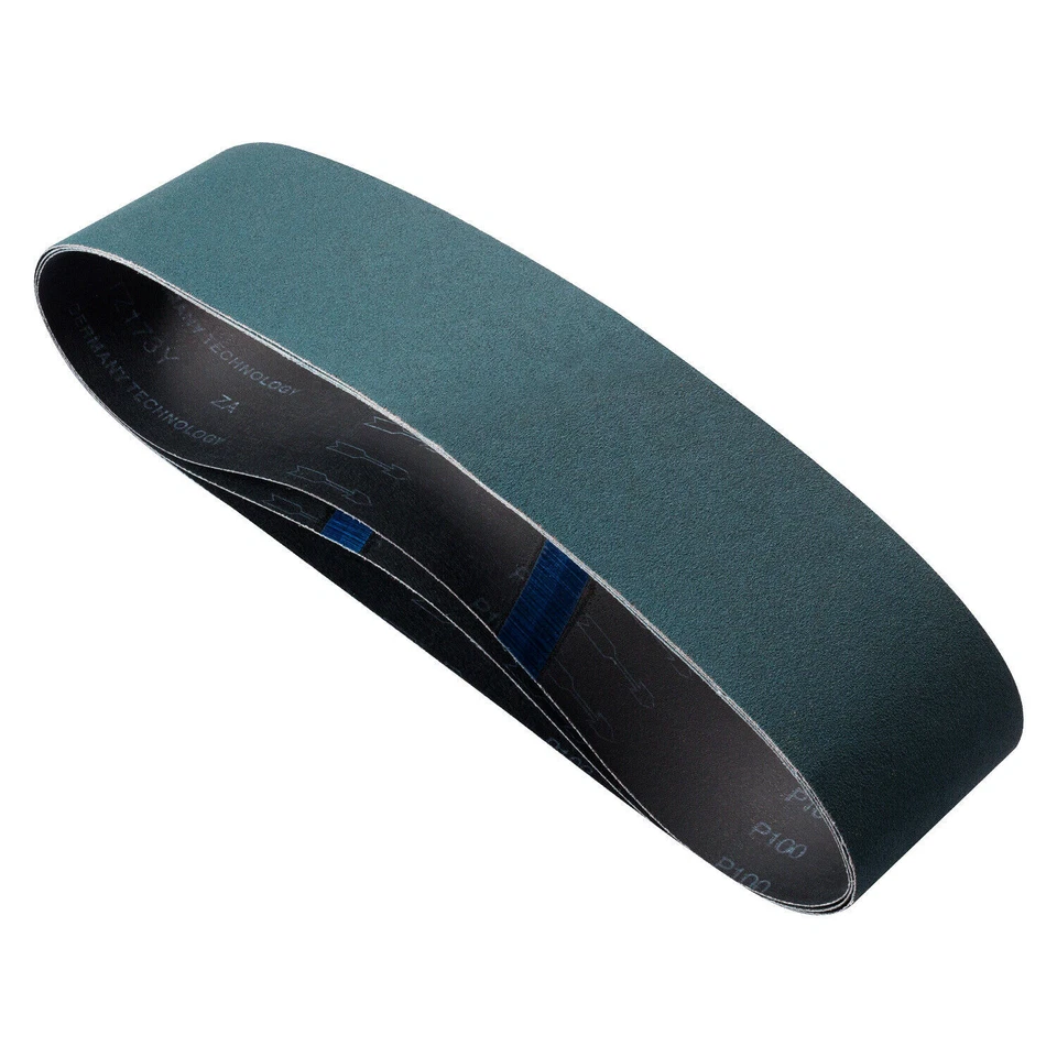 PACK 3 x 36 pulgadas correa de lijado 100 grano circonio metal papel de lija 100 x 914 mm Foto 3 de 4