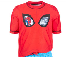 Dreamwave Little Boys Spiderman Rash Guard/Red/Size:4/ Swim Shirt only