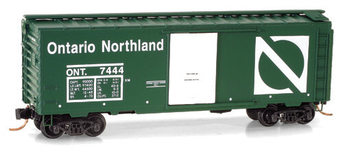 MICRO TRAINS 020 00 836 Ontario Northland 40' PS1 SGLE DOOR BOX CAR RD ...