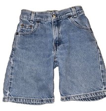 Vintage Levis 550 Jean Shorts Boys 7x Relax Fit Light Wash Denim