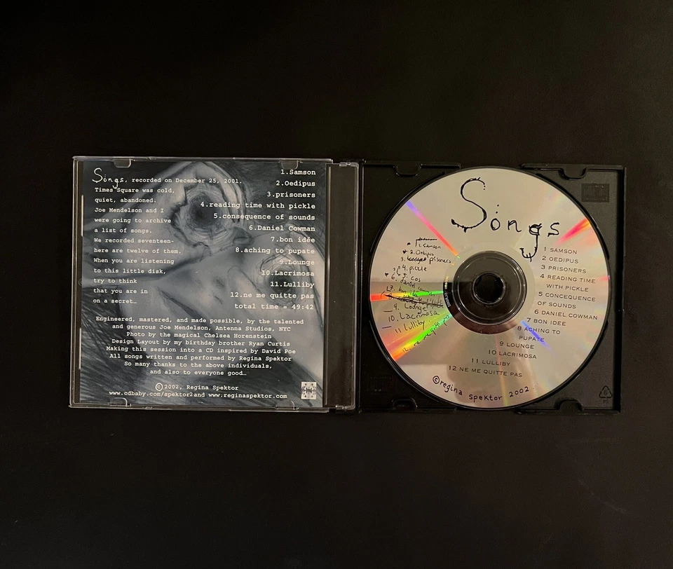 REGINA SPEKTOR SONGS (2002) SELF RELEASED RARE CD Foto 4 de 4