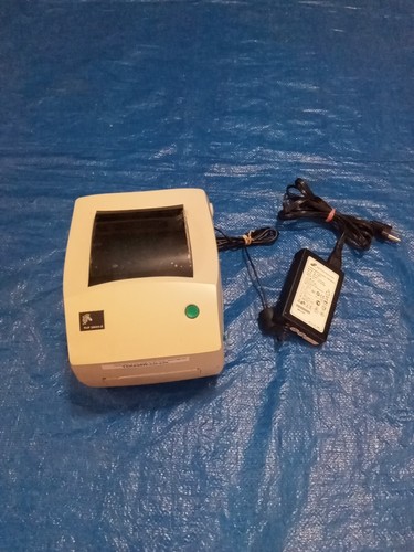 ZEBRA TLP3844-Z THERMAL LABEL PRINTER 384Z-10400-0001 w/ POWER ADAPTER - 第 1/7 張圖片