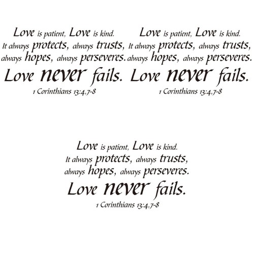 3 Pieces Peel and Stick Wall Decal Stencils Quotes Vinyl Art eBay