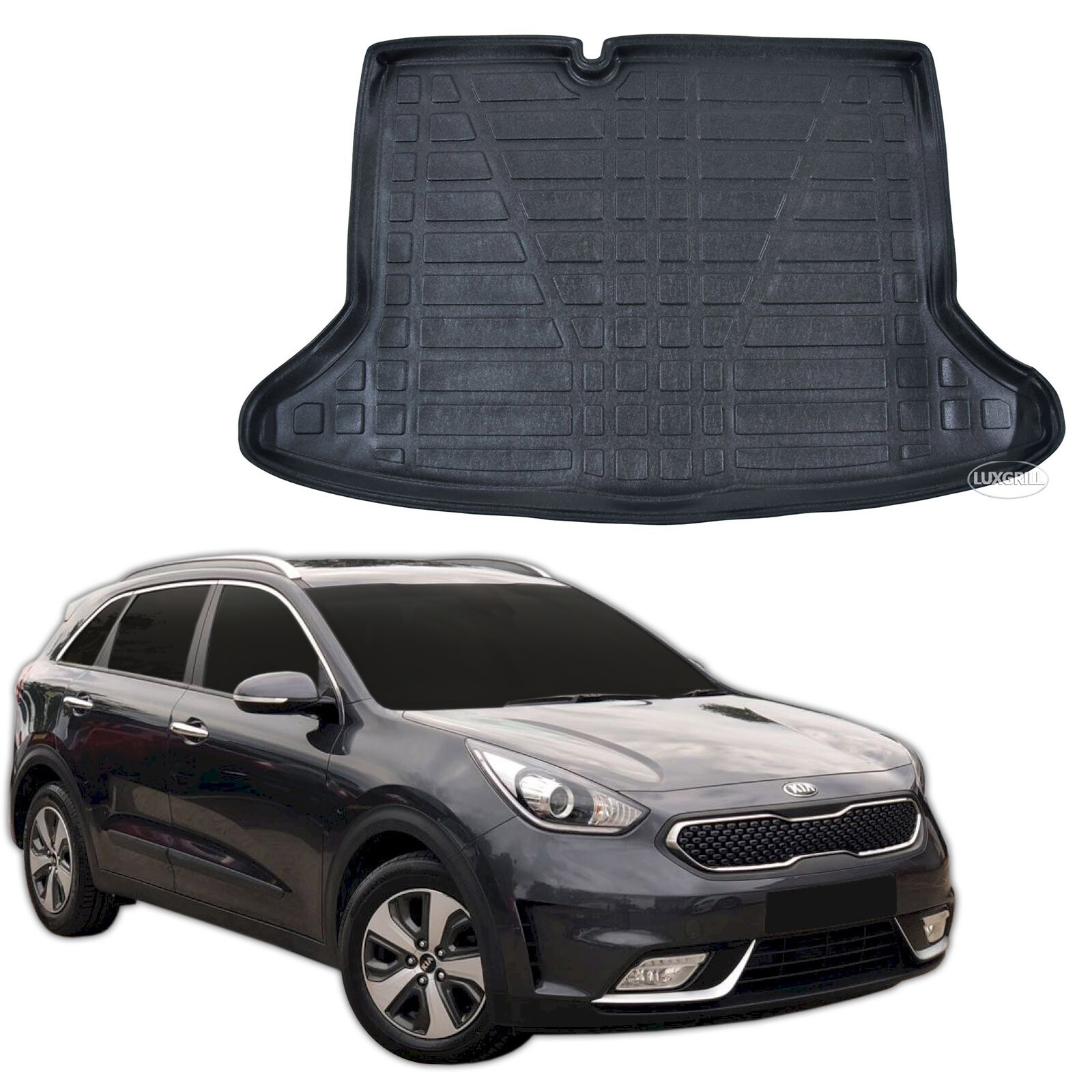 Tapis de coffre sur mesure Kia Niro 2016-2022 anti-salissure et facile à laver