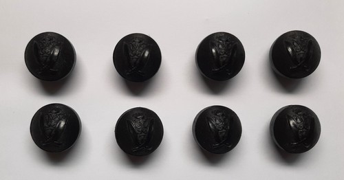 Set 6 Bottoni Per Meccaniche Hipshot D08 Neri &ndash; Originali, Solo Bottoni &ndash; Compatibili Grover