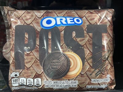 POST MALONE OREOS SALTED CARAMEL SHORTBREAD  SHIPS NEXT DAY    