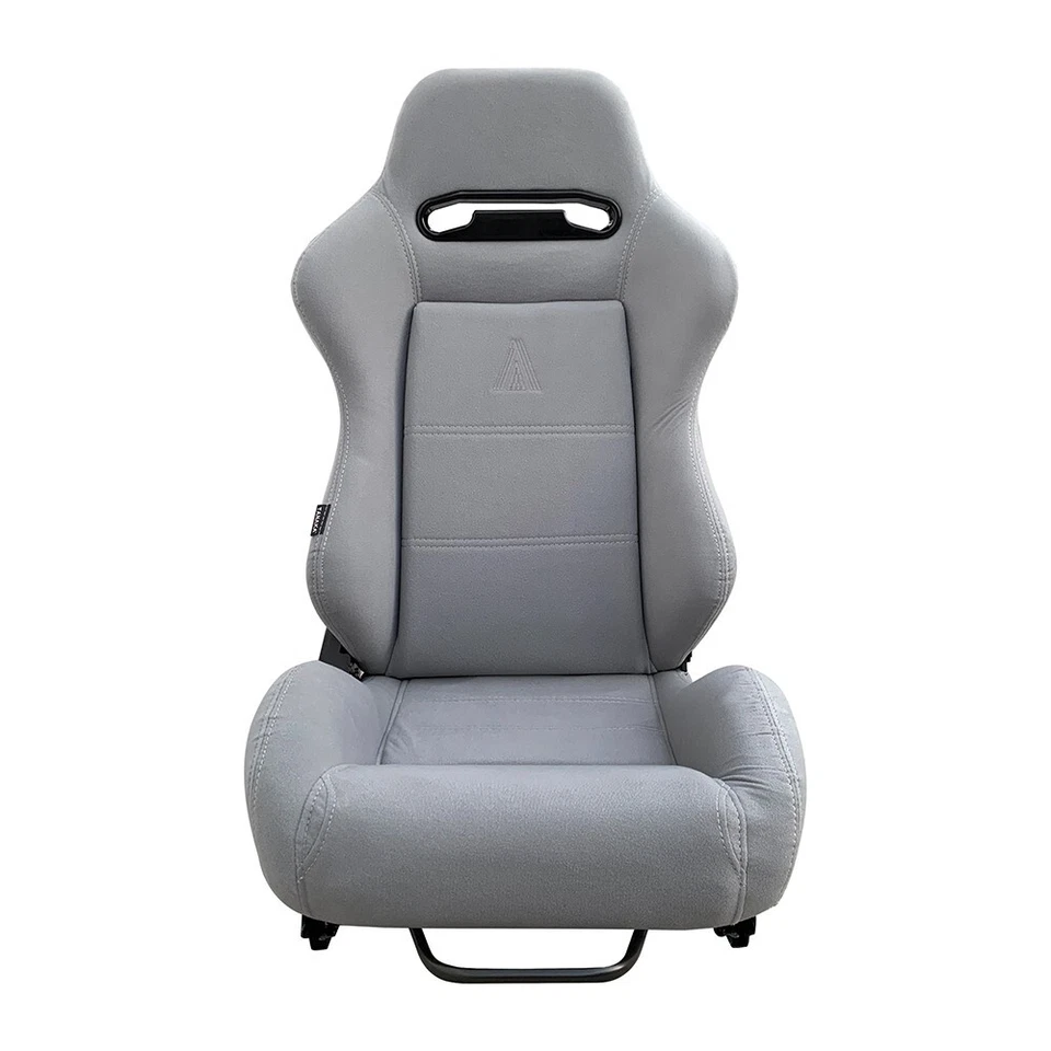 PAIR TANAKA GRAY CLOTH RACING SEATS RECLINABLE w/ SLIDER FOR TOYOTA ** - Image 2 of 4