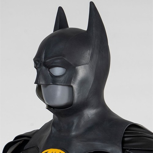 1PCS Mask Props For Batman Masks Full Head Bruce Wayne Cosplay Superhero Latex - Picture 5 of 5