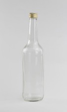 Glas Flasche Geradhals / Gradhals 0,7 Liter F&uuml;llvolumen
