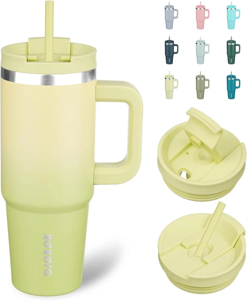 Tumbler with Handle and Straw 30 Oz Insulated Tumbler Cups with Lid Stainless Tumbler with Handle and Straw 30 Oz Insulated Tumbler Cups with Lid Stainless