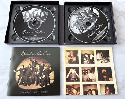 Paul McCartney Wings Band On The Run 2 CD 25TH ANNIVERSARY w/Poster! The Beatles