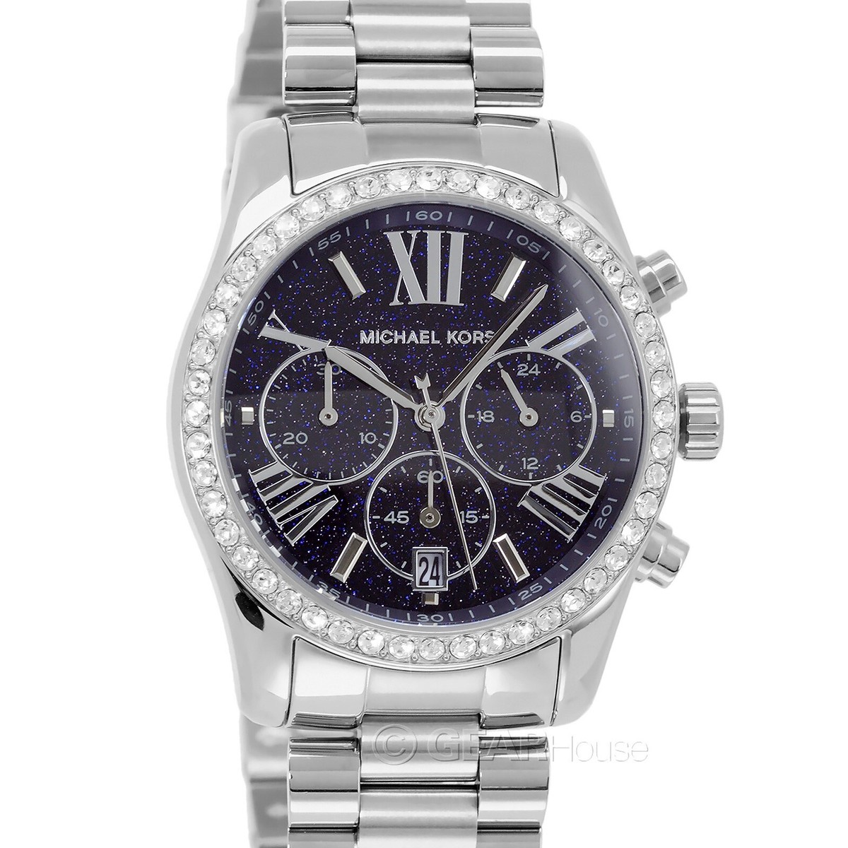 mk-5826 Michael Kors Mid-Size Lexington Chronograph MK5556 Wrist