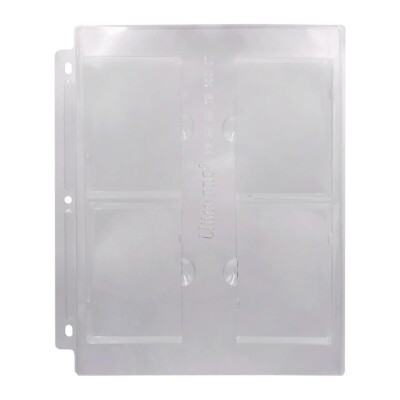 (Box of 10) Ultra Pro Page For One Touch Card Holders Rigid Design Lock-In Tabs