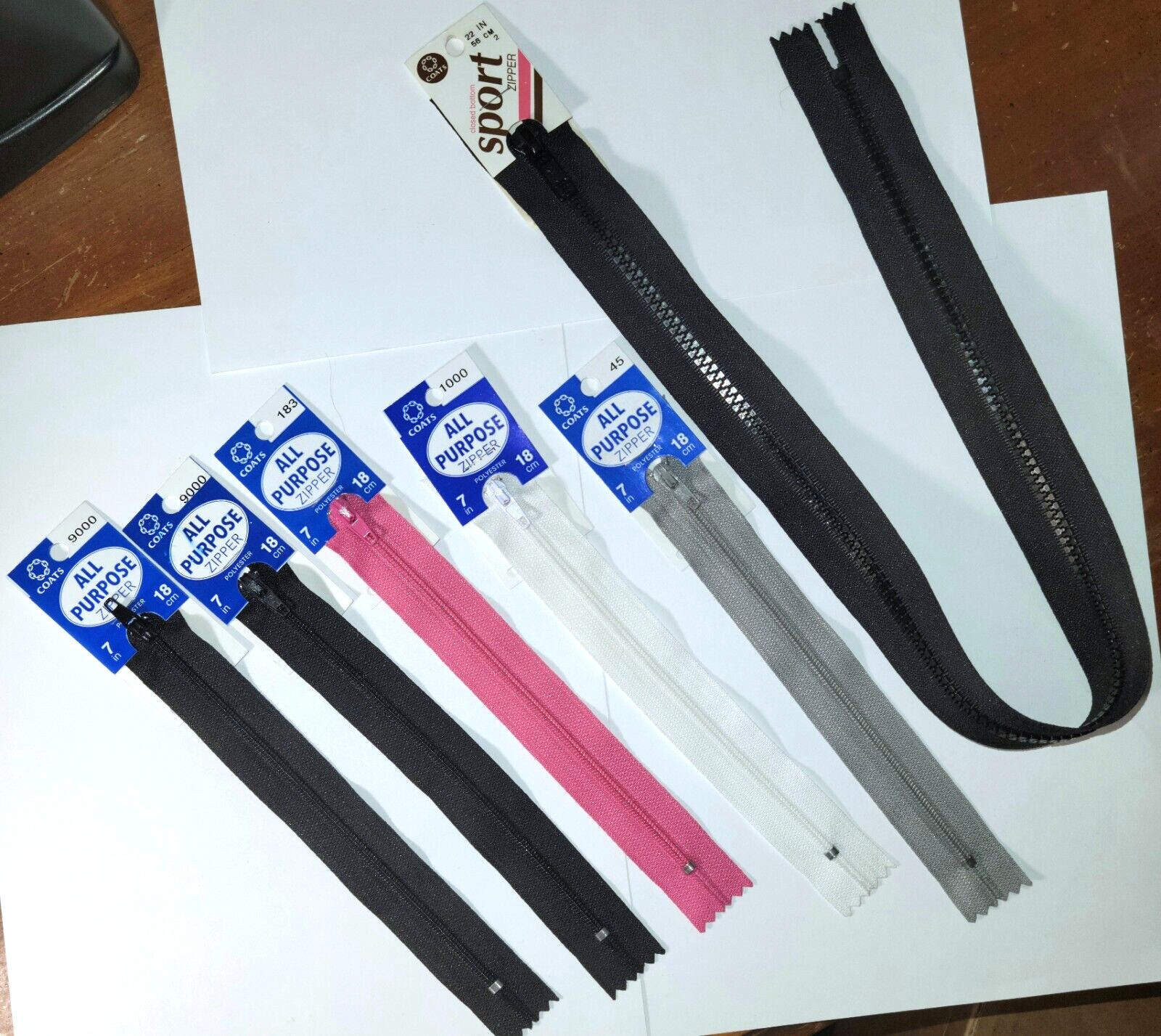 Lot Sewing Supplies New Zippers Tulle Hem Adhesive Elastic Buttons Fabric