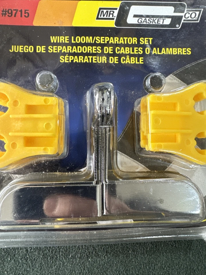 Mr Gasket 9715 Yellow Spark Plug Wire Loom Separator Kit - Image 3 of 4