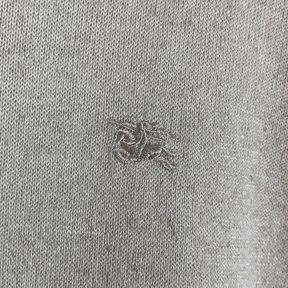 Camisa de manga corta Burberry para hombre talla 5 (grande) bordada en crema Foto 3 de 4