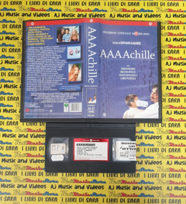 VHS Film AAAACHILLE 2003 Sergio Rubini Helene Sevaux CECCHI GORI PRC1627 (F222)