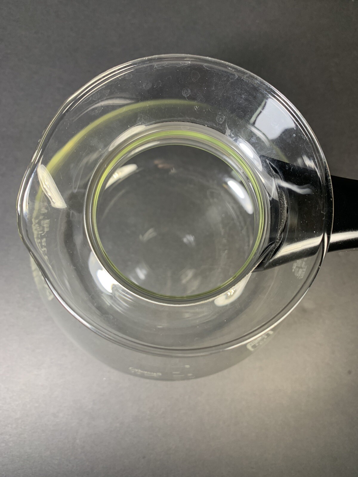 12 Cup Medelco Glass Whistling Kettle Stovetop Tea Coffee Pot, Lid not