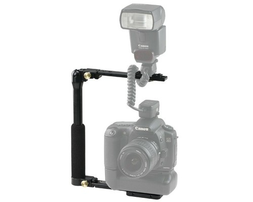 Custom Brackets CB Folding-T Camera Flash Bracket