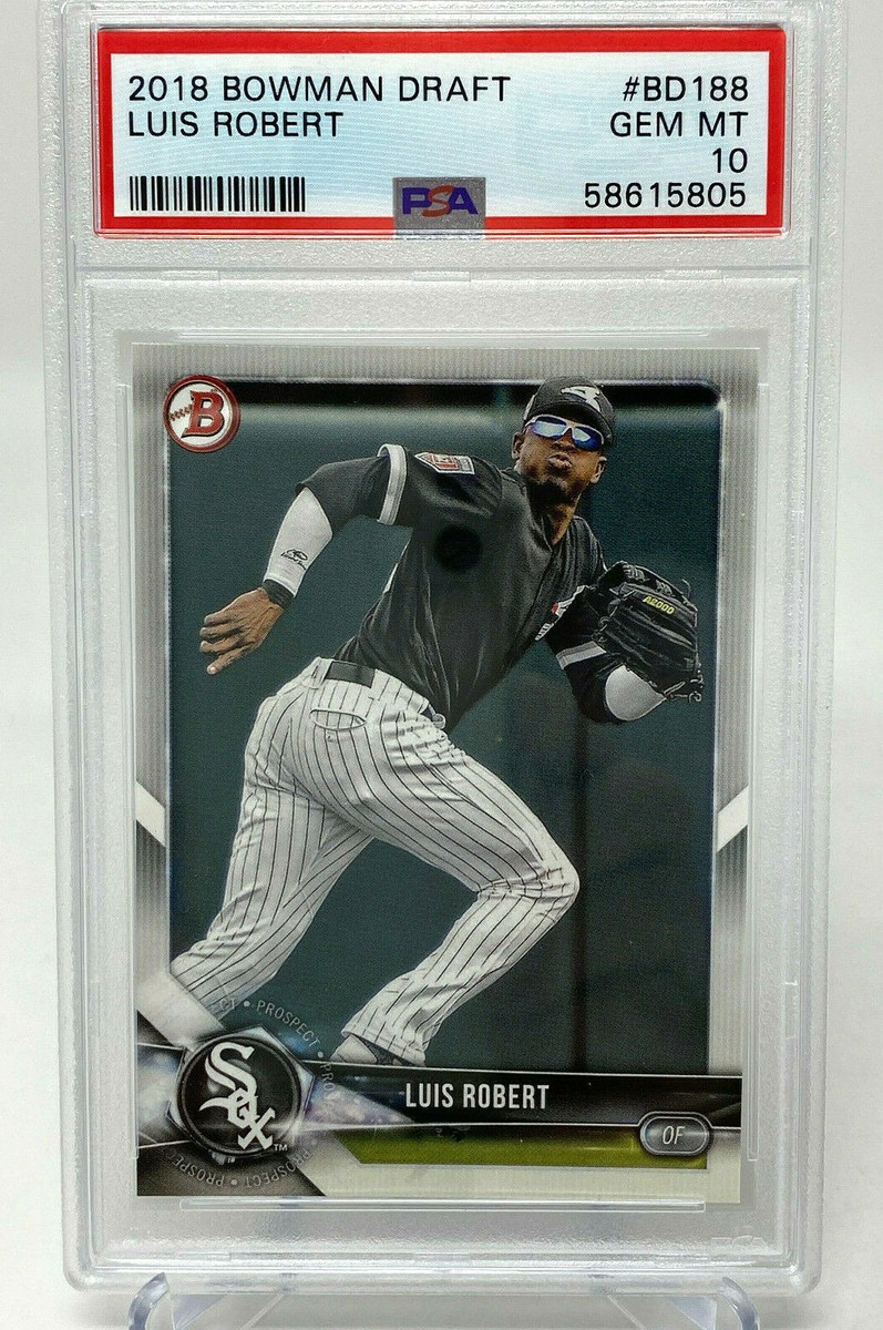 高騰中 2018 bowman luis robert 1st Atomic 2018 bowman luis robert psa10
