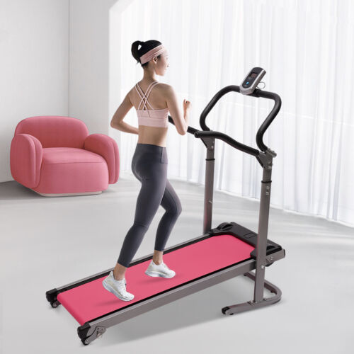 Folding Treadmill With Incline Running Walking Exercise For Home Office 265 lbs