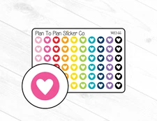 1483-66~~Heart Icon Planner Stickers.