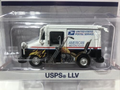 Greenlight Hobby United States Postal Truck LLV- American Motorcycles Theme - Imagen 2 de 3