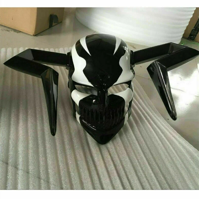 Máscara facial completa blanqueador kurosaki Ichigo Tensa Bankai FRP casco disfraces Halloween Foto 2 de 4