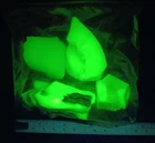 Vintage Fenton Uranium Glass Cullet Mixed Pieces  from plant in WV Uv Reactive